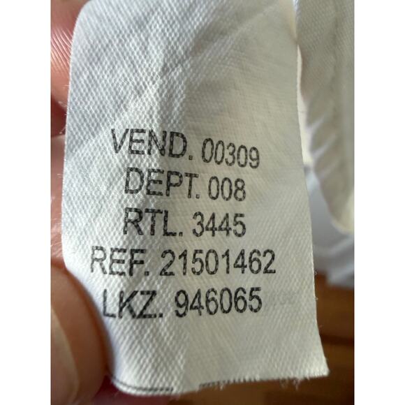 Vintage Eddie Bauer Crisp White Cotton Button Down Shirt XL | Capsule Minimalist - Picture 5 of 5